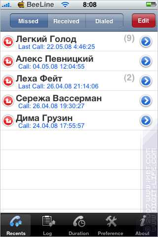 Почему мои недавние звонки исчезли на моем iphone?