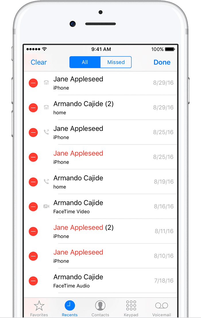 Как в айфоне просмотреть историю звонков?