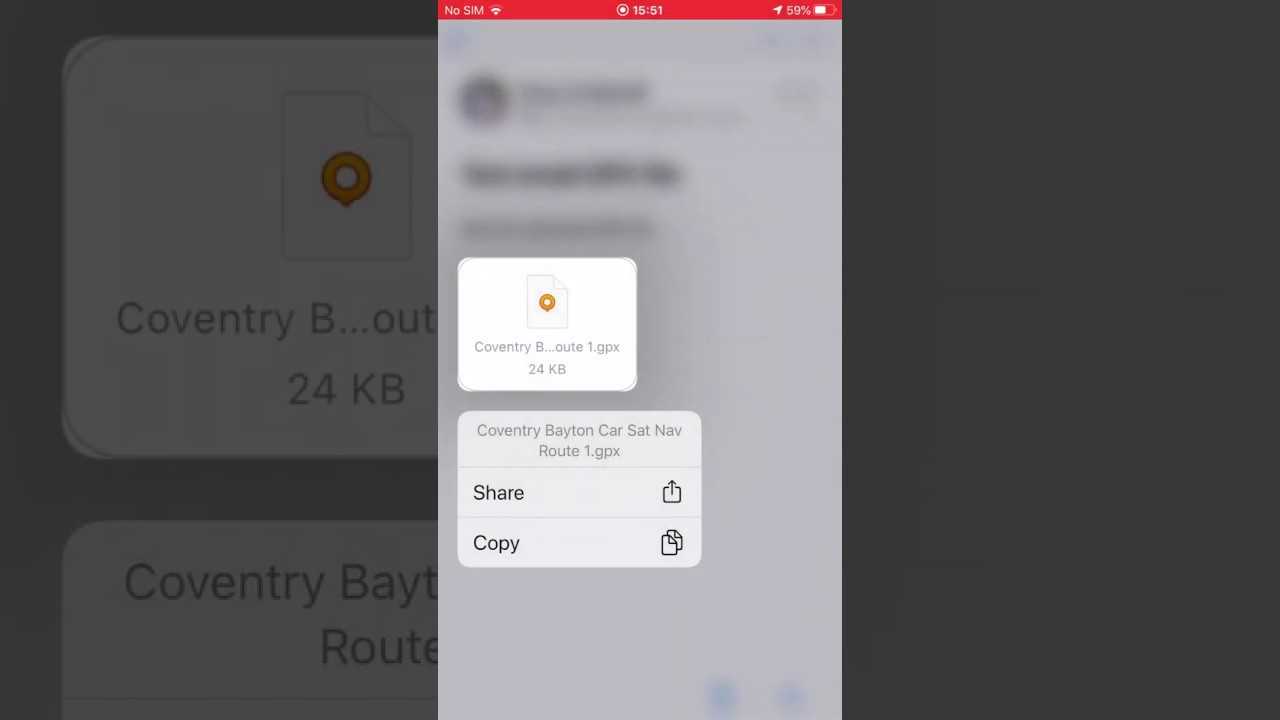 How to view gpx files on iphone?