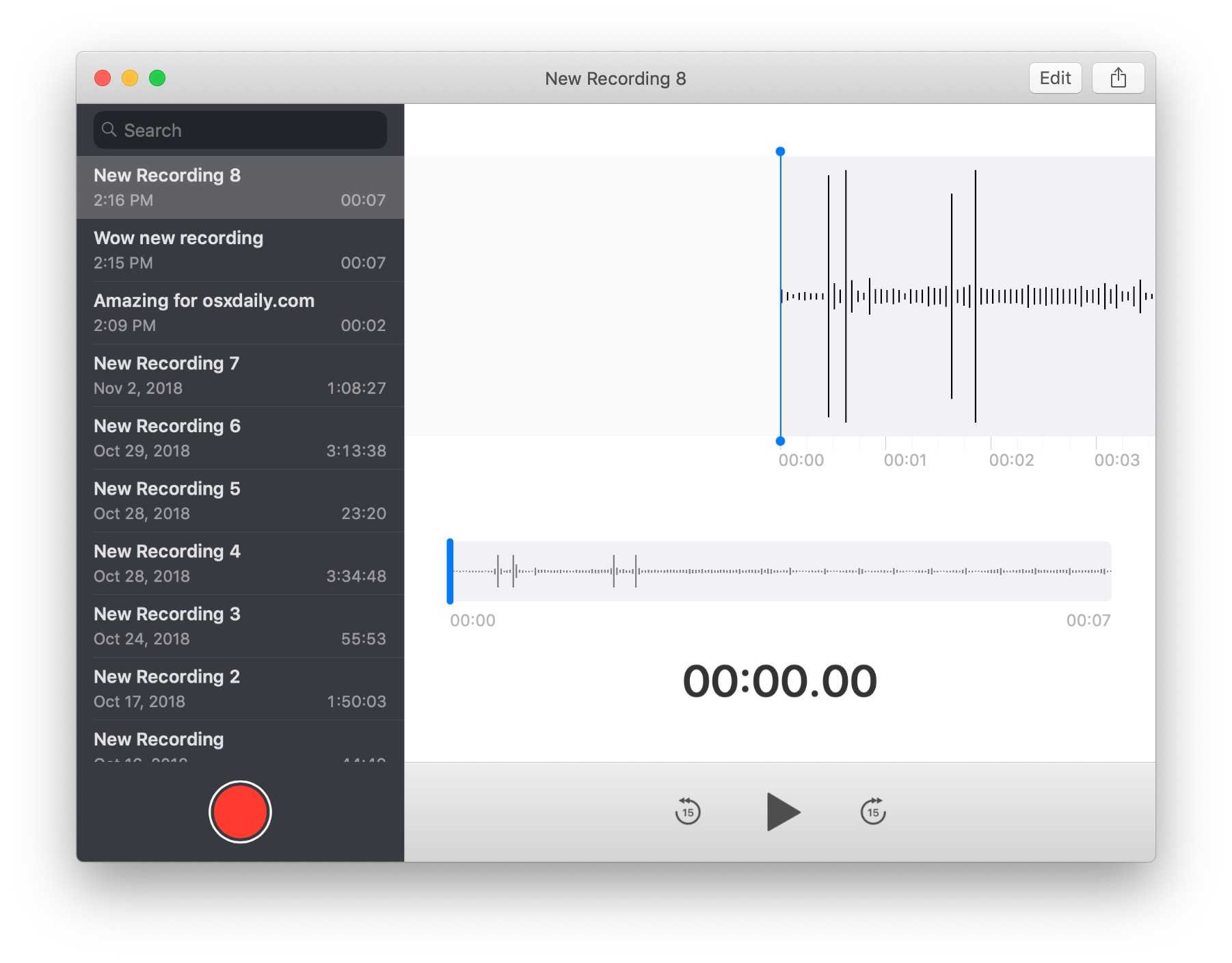 Как с apple watch перенести запись диктофона на айфон