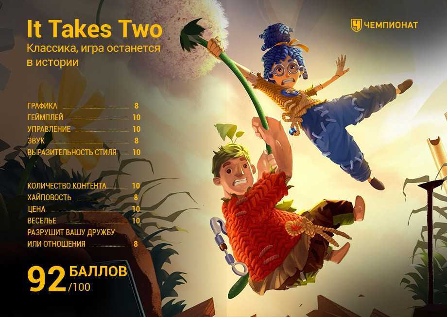 Обзор игры it takes two