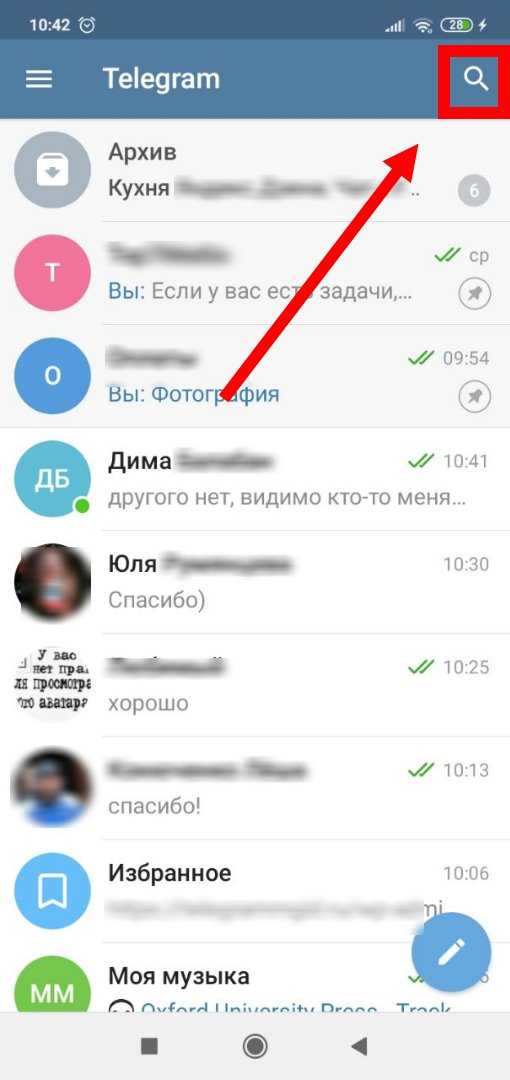 Как найти в telegram человека