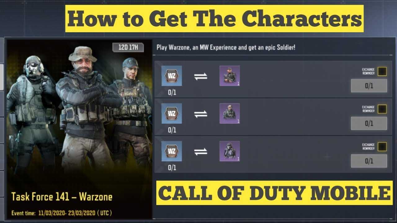 Ускоряем процесс получения персонажей в call of duty mobile: быстро и легко