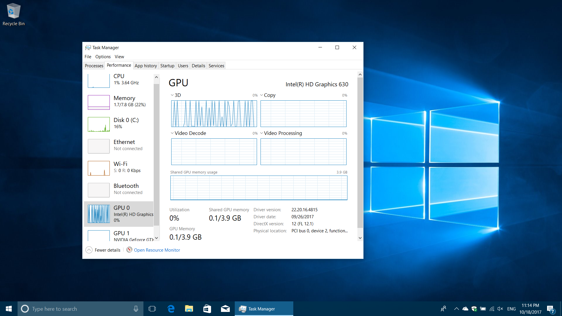 Intel hd graphics