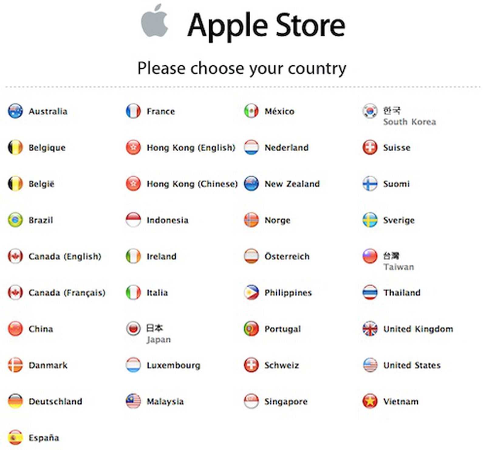 Как понять, для какой страны произведена техника apple ?