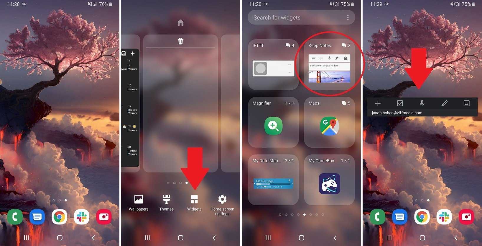 Как добавить или убрать виджеты с экрана блокировки на android