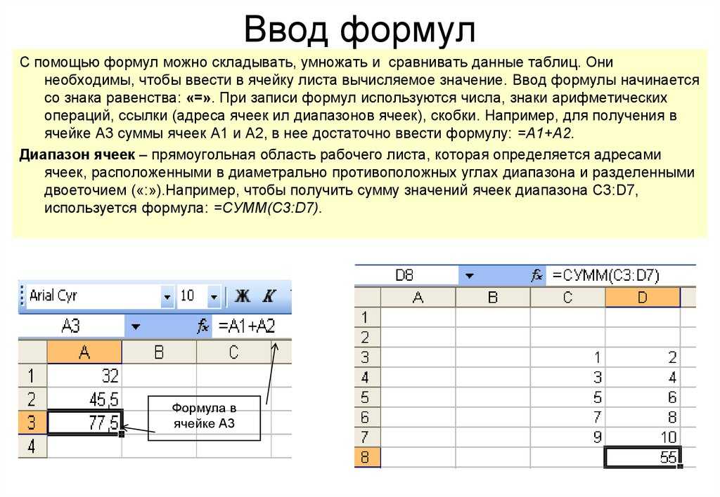 Автоматическая вставка знака равенства в ячейки с формулой