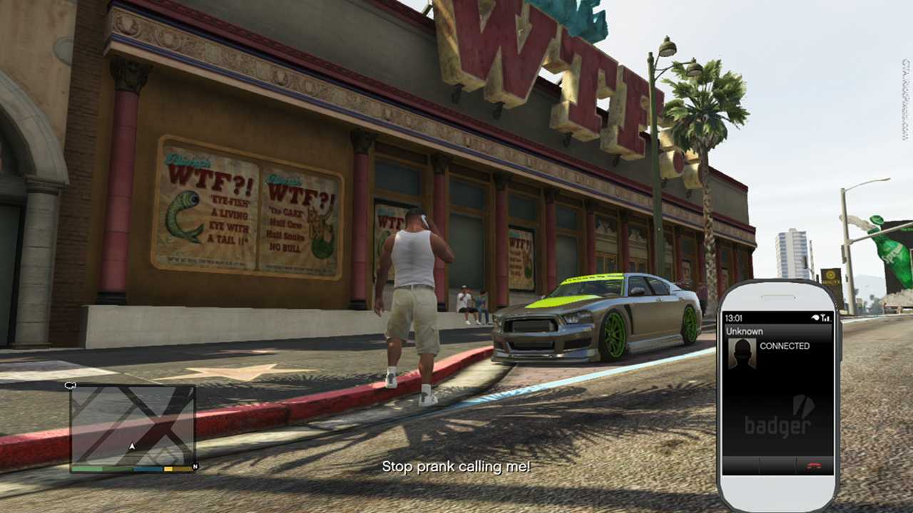 Как набрать номер телефона в gta 5?