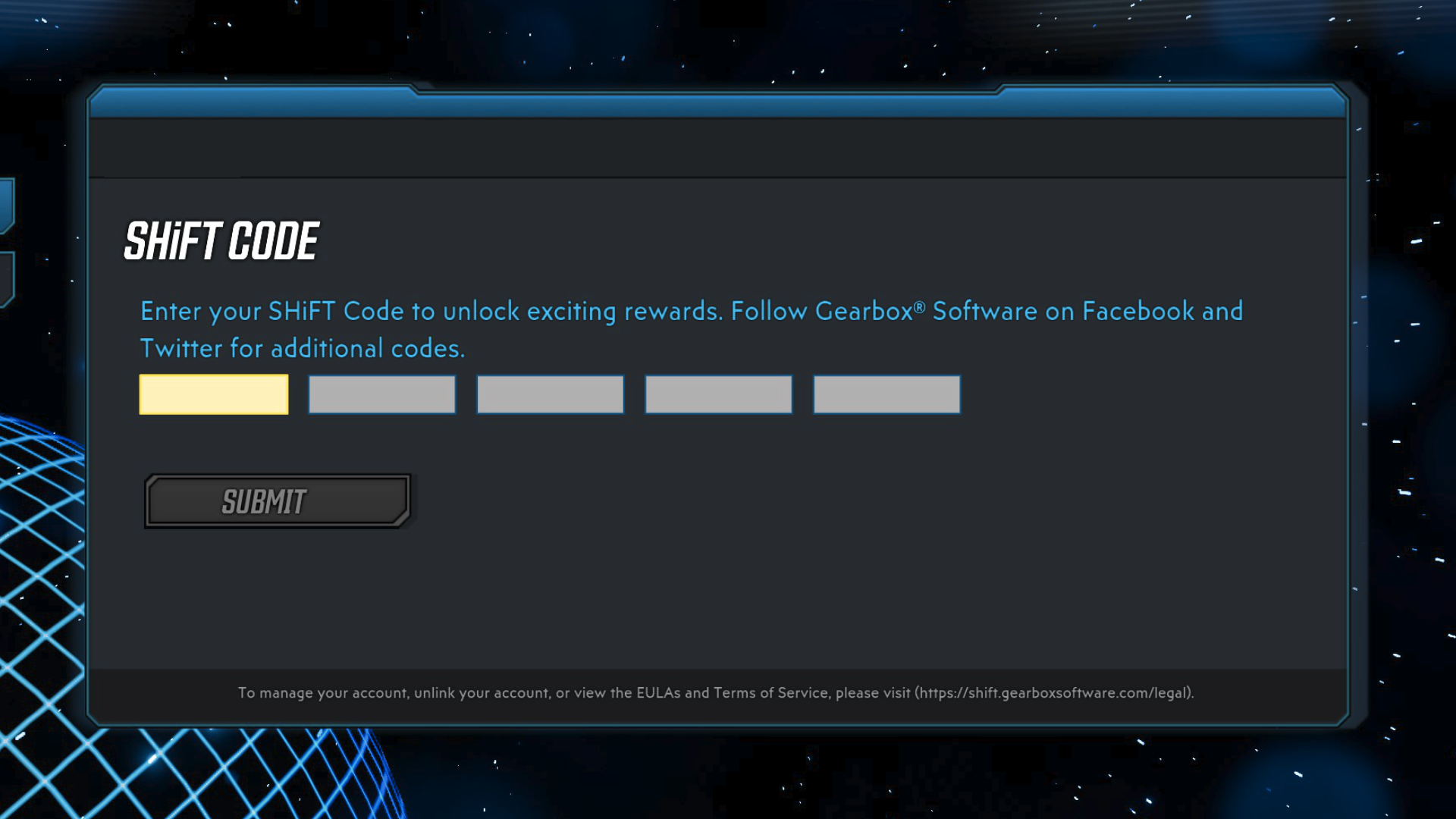 Borderlands 2 shift codes: где и как вводить?