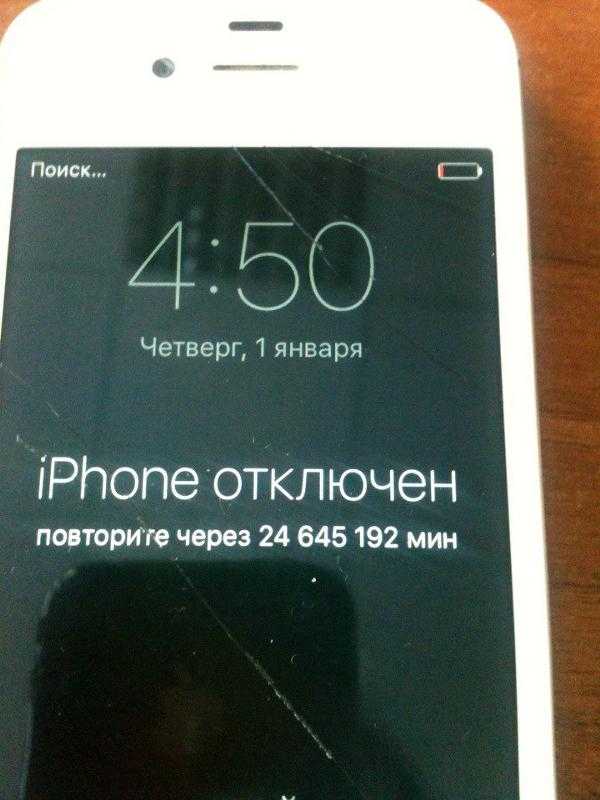 При сбросе настроек iphone требует пароль