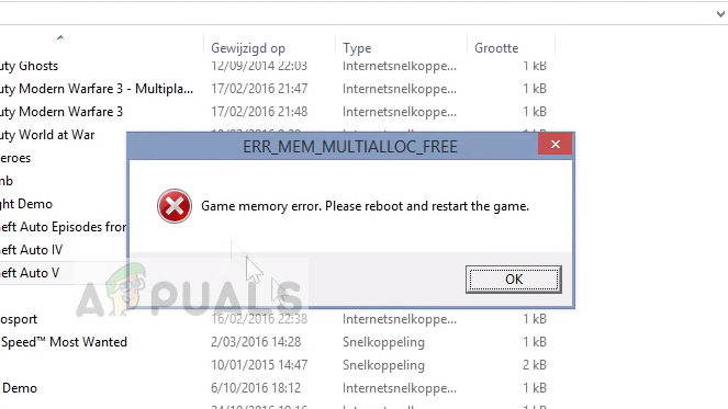 Исправлено: ошибка игровой памяти gta 5 'err_mem_multialloc_free - игры 2024