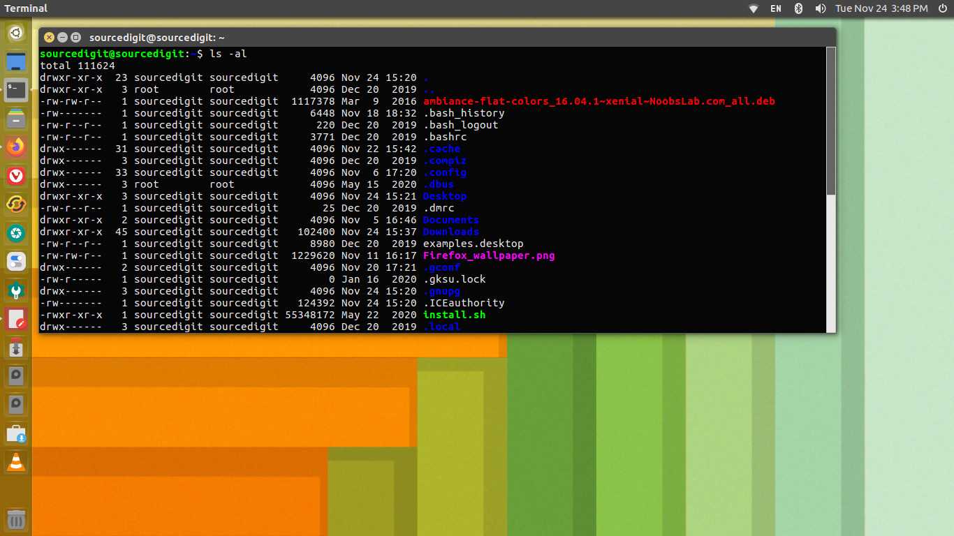 How to view & create hidden files in linux