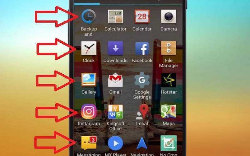 Как вернуть значок камеры на экране samsung на android?