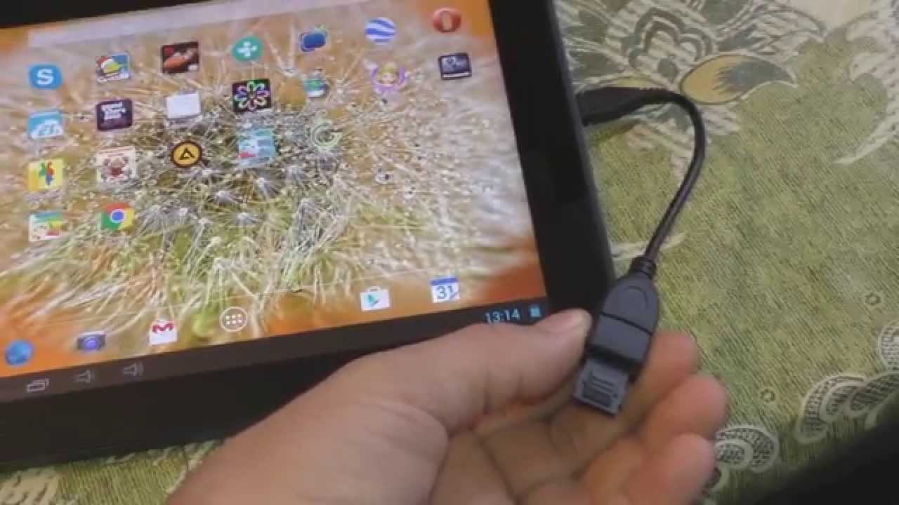 Как подключить флешку к планшету android