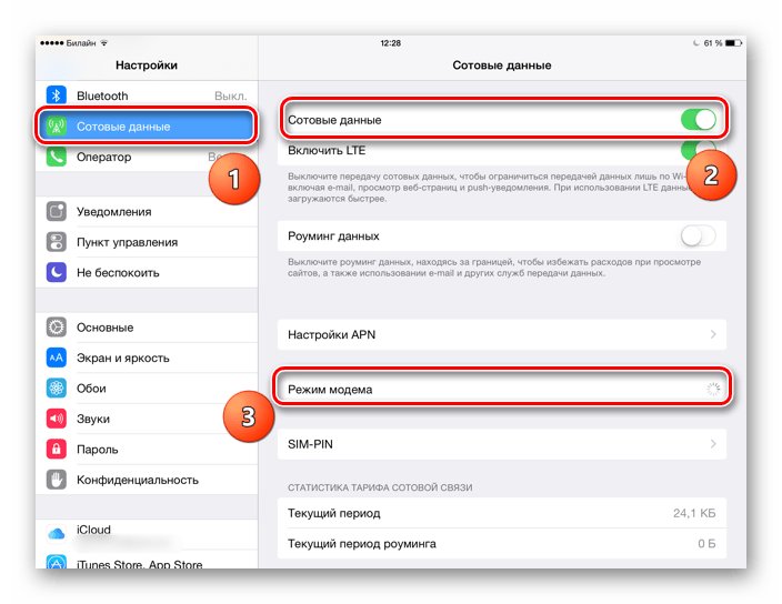 Выход на устройстве iPhone iPad или iPod touch