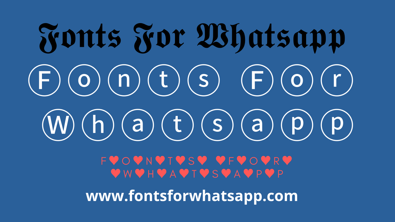 Шрифты в whatsapp