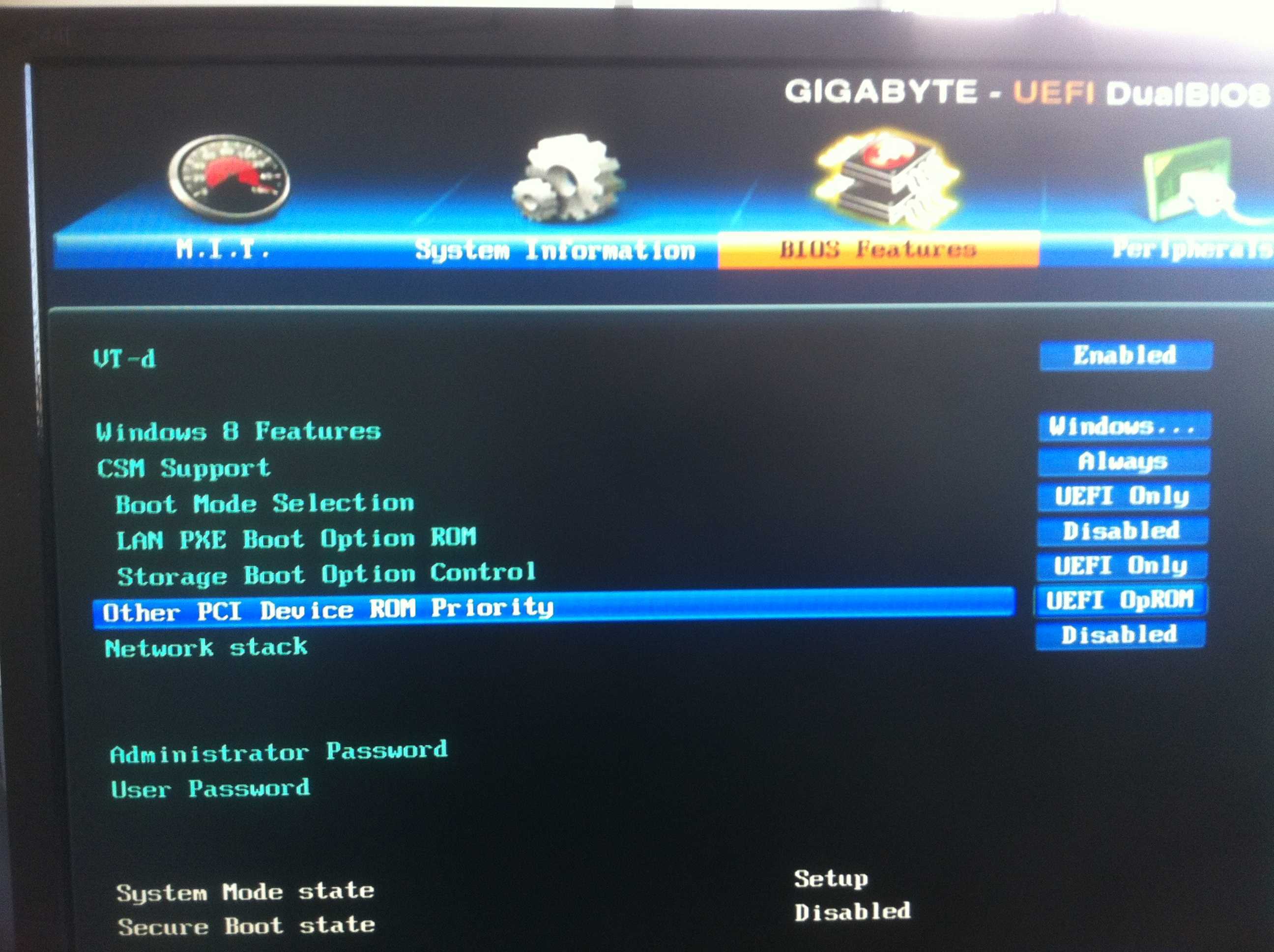Установка windows на uefi