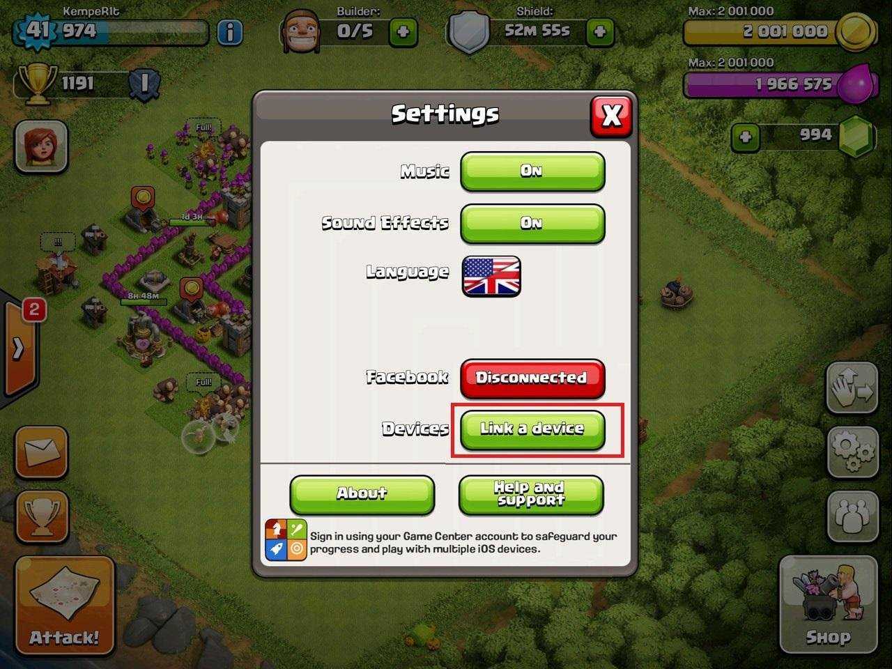 Как начать лигу кланов в clash of clans?