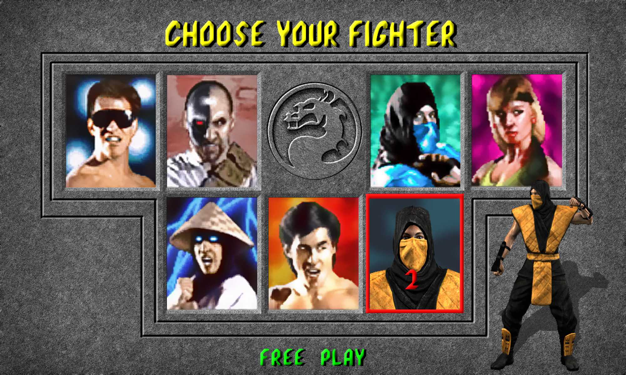 Mortal kombat: рептилия, ящер ниндзя... • black widow