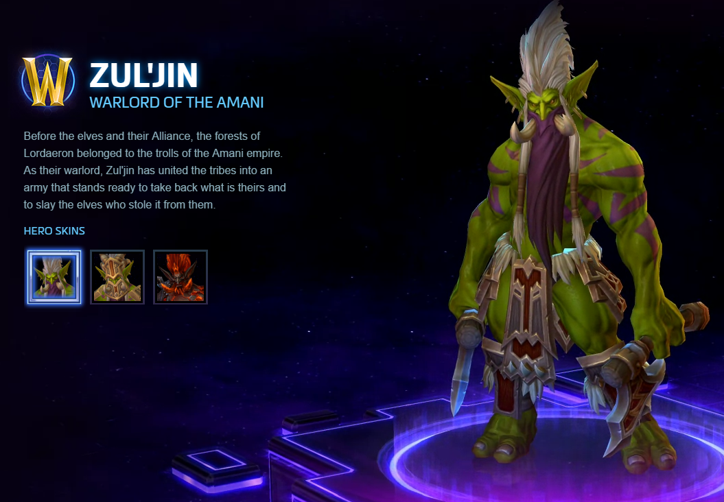 Best zul'jin build 2024 : : heroes of the storm - zathong