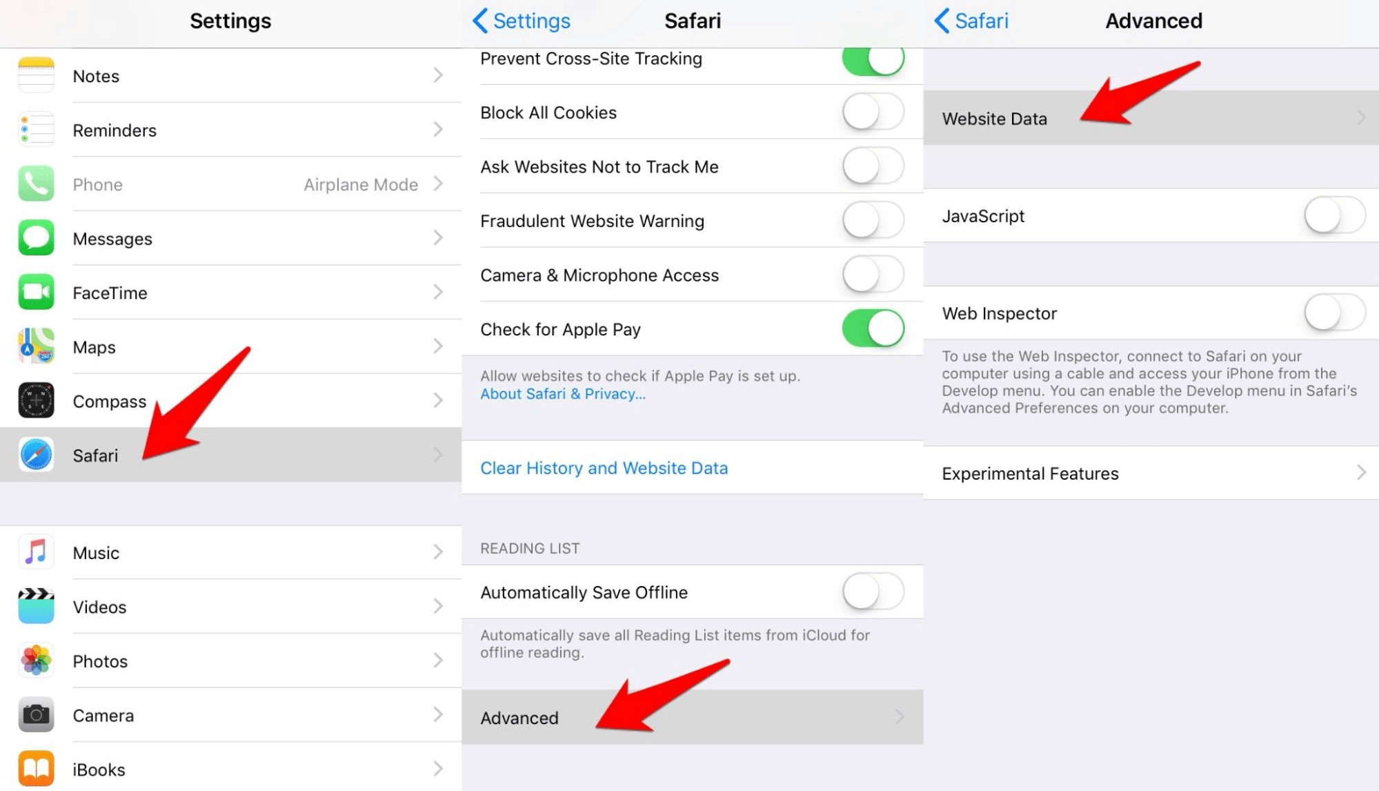 How to check safari version on iphone?