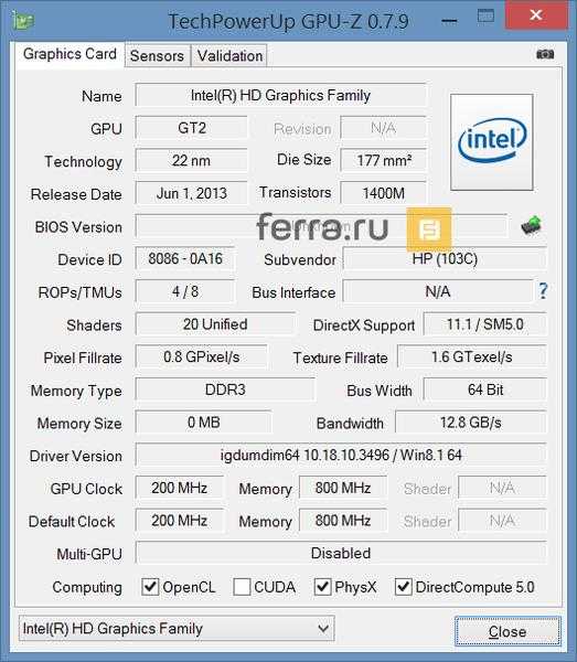 Видеокарта intel hd graphics: характеристика модели