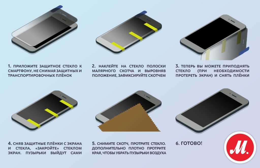 Как правильно клеить защитное стекло на iphone. как наклеить защитное стекло на телефон — пошаговая инструкция и советы по выбору