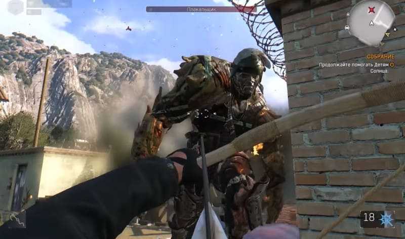 Плакальщик в Dying Light The Following большой и сильный мутантзомби подобен разрушителю и левиафану Имеет прочную броню убить не просто